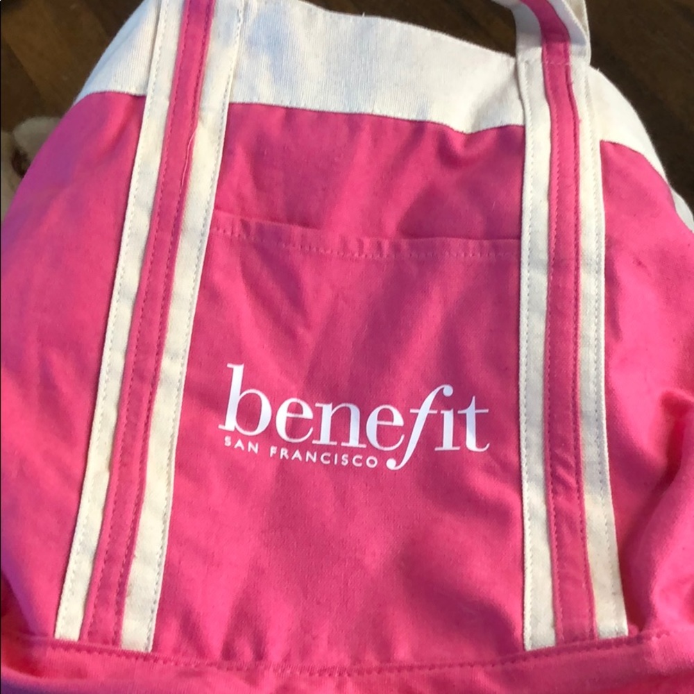 Benefit Cosmetics Pink Tote Bag